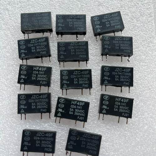 拆机继电器 HF JZC-49F 024-1H1.5A4脚1