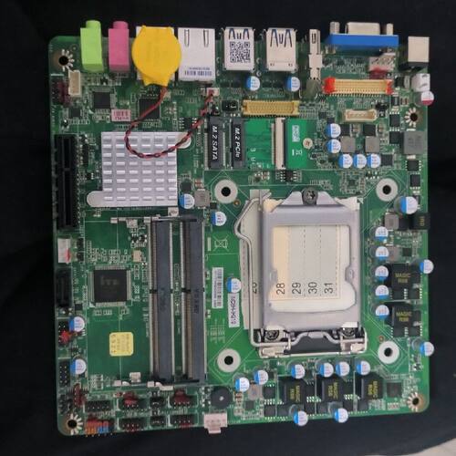 捷波h310 itx双千兆工控机服务器主板nas软路由h31