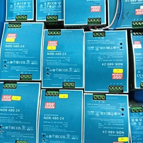 明纬NDR-480-24 实物拍摄 正常使用