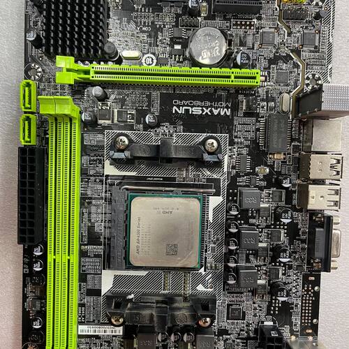 铭MAXSUN A68主板+AMD A4-6300 处理器