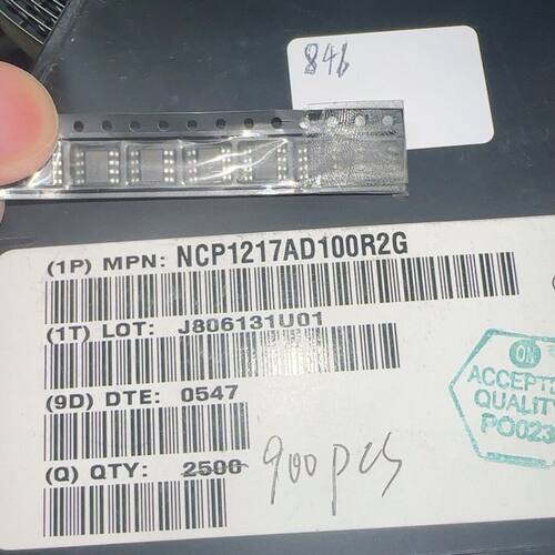 NCP1217AD100R2GON芯片 846只
