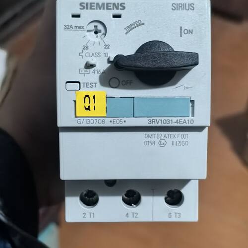 3RV1031-4EA10断路保护器保护范围22-