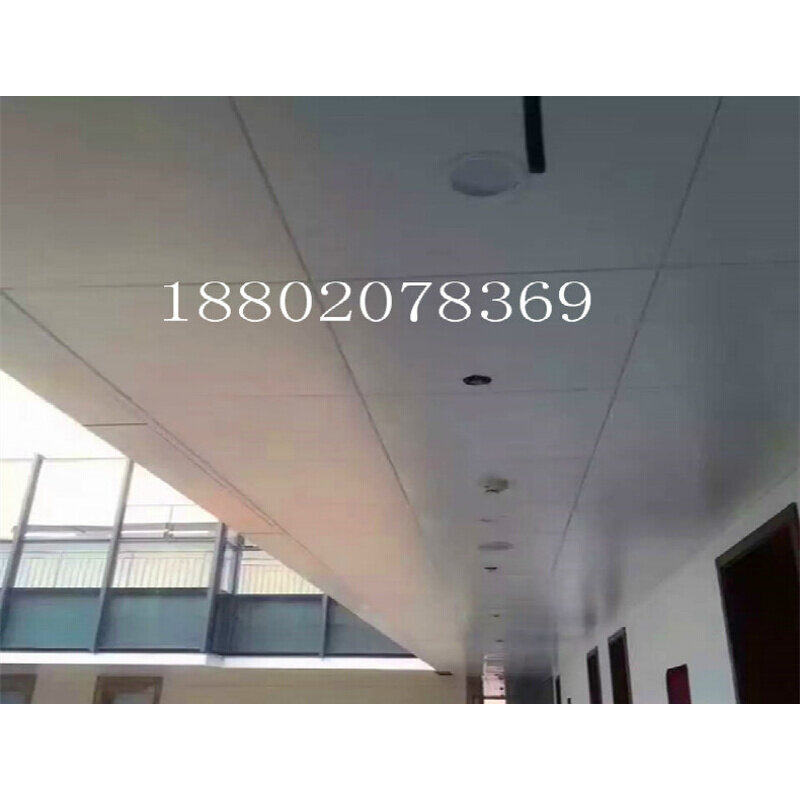 铝扣板吊顶铝板白色 铝方通吊顶铝型材HU型槽木纹单色材料静电喷