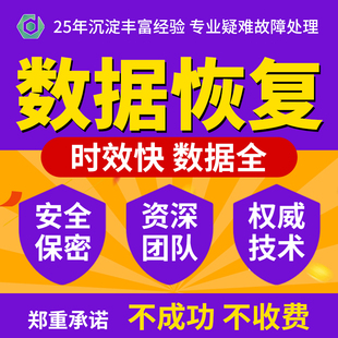 移动硬盘笔记本电脑固态sd卡U盘照片数据恢复开盘维修