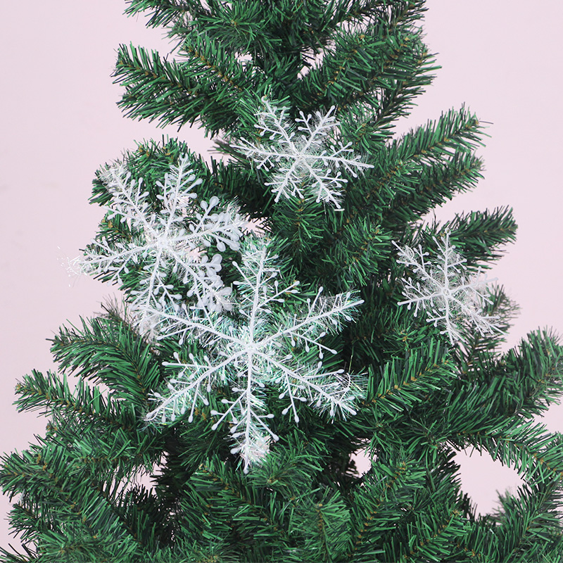 节日秀圣诞饰品绕线小白色塑料