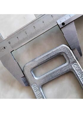 电镀锌模锻织带用目字扣连接扣 目字环 belt buckle  50只一组