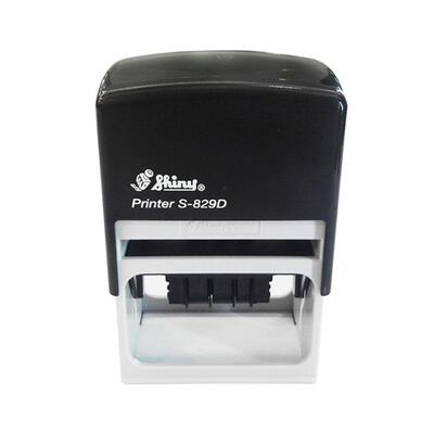 新力Shiny S-829D制图章发货日期生产日期受控文本可调章64X40mm