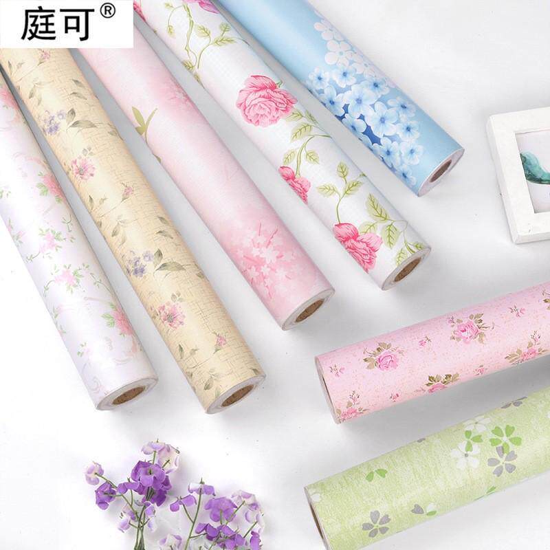 90cm宽墙纸自粘防水10米出租屋改造墙面装饰贴纸卧室温馨宿舍壁纸