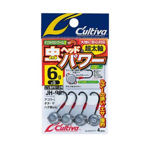 欧娜路亚钩微物钩铅头钩OWNER软饵马口翘嘴根钓JH90 超粗型11719