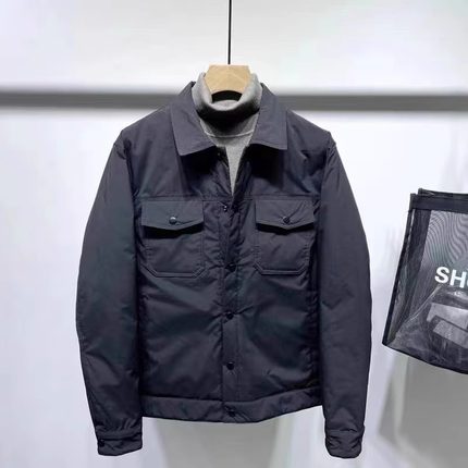 轻薄羽绒服男薄棉短款男款冬装男士2023新款男装冬季夹克冬天外套