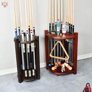 台球杆存放架落地式壁挂式球房球杆集中收纳架多规格球杆放置架