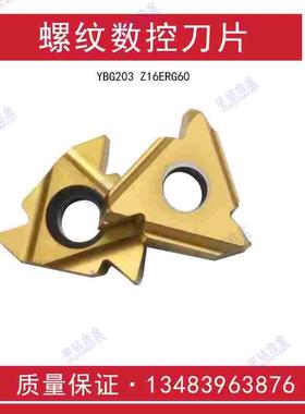 正宗株洲螺纹数控刀片YBG203 YBG205 Z16ERG60 Z16IRG60 质量保证