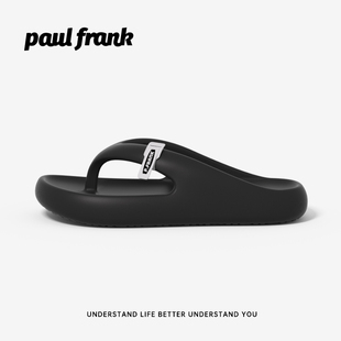 夹脚拖女士 时尚 大嘴猴人字拖女外穿夏季 家居室内户外防滑厚底新款