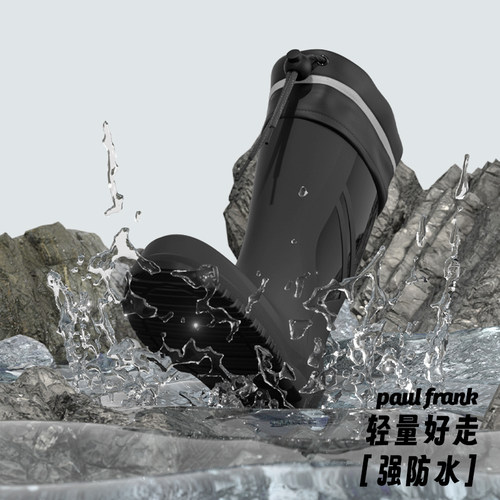 大嘴猴雨鞋防水防滑男