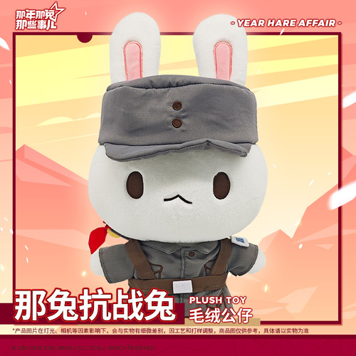 那年那兔那些事儿毛绒大公仔