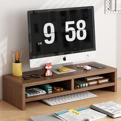 Desktop computer monitor lift stand office desktop shelf