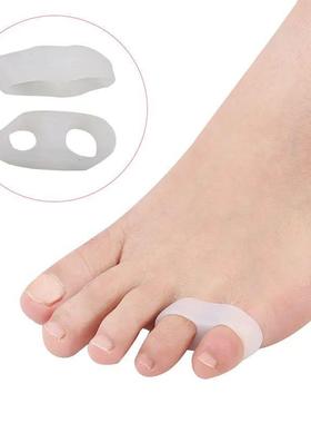 2pcs=1pair Silicone Toe Separator Soft Elastic Spacer