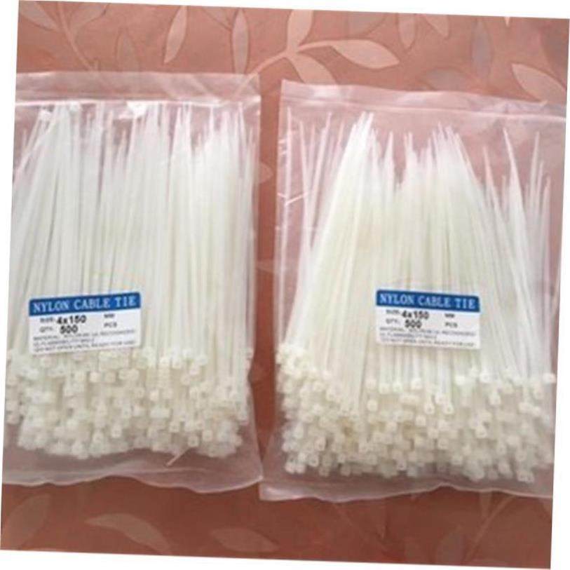 100PCS black 5X200 Self-locking plastic nylon tie cable tie