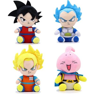 20cm DragonBall Japan Anime Plush Toys Super Saiyan Goku Veg