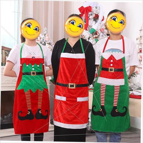 Christmas dress Christmas apron Family party supplies圣诞