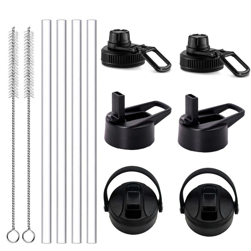 Replace Straw Flip Lid Flex Cap for Hydro Water Bottle Flask