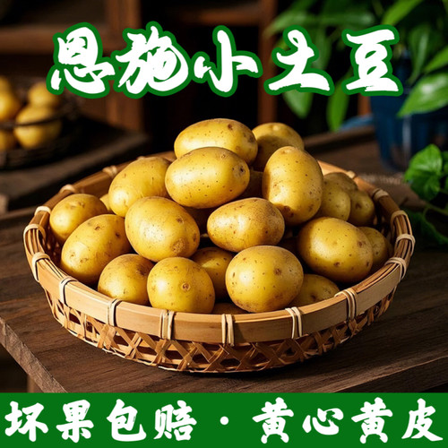 恩施富硒小土豆高山新鲜现挖现发