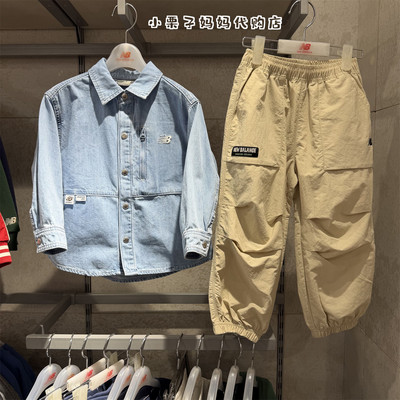NB童装26春新款牛仔衬衫外套