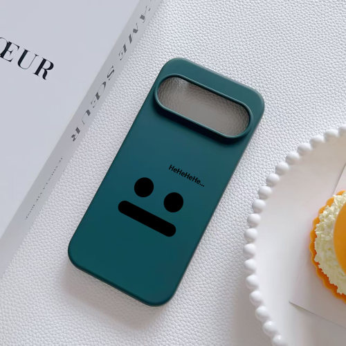 呵呵表情黑字适用谷歌PIXEL7/7A/8PRO手机壳9pro xl魔方液态10