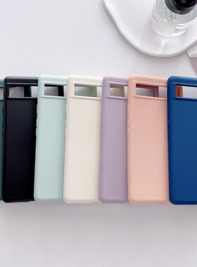 纯色简约适用于谷歌9proxl手机壳pixel8a手机壳google7跨境液态pixel10Pro xl硅胶5A软套