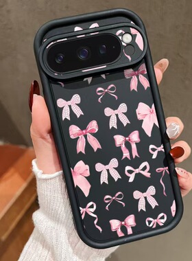 多个蝴蝶结用谷歌Google Pixel 9 Pro XL手机壳8A保护套7天眼阶纯色 跨境