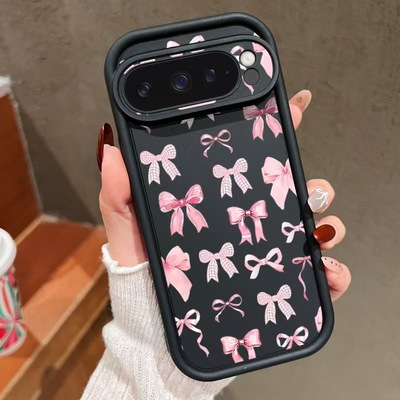 多个蝴蝶结用谷歌Google Pixel 9 Pro XL手机壳8A保护套7天眼阶纯色 跨境