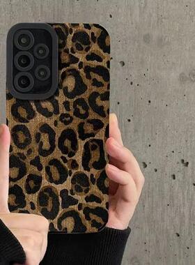 黄金豹纹A54适用三星Galaxy A53手机壳A52S皮纹 A73全包A72软s23ultra简约s24个性s22潮A14 A13 s25+