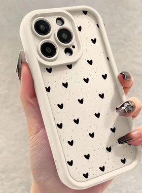 满屏小爱心s22plus防摔s23ultra适用三星Galaxy A53手机壳A52S爆款跨境A73全包A72软s21FE创意