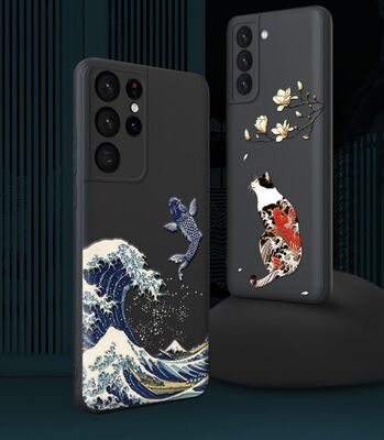 中国风s24+适用三星 galaxys21ultra保护套s25 s22 s10plus浮雕s23ultra软壳A54/a52s