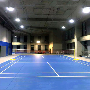 益动未来羽毛球场地胶羽毛球篮球运动场地胶4.5MM天津可提供安装