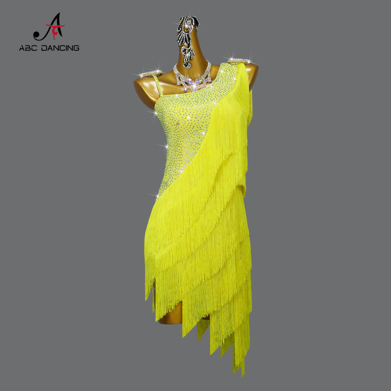 ABCDancing专业拉丁舞蹈流苏裙