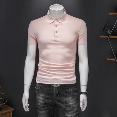 欧洲站夏季新款冰丝polo衫