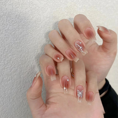 咪咔广州蝴蝶美甲手工定制穿戴甲