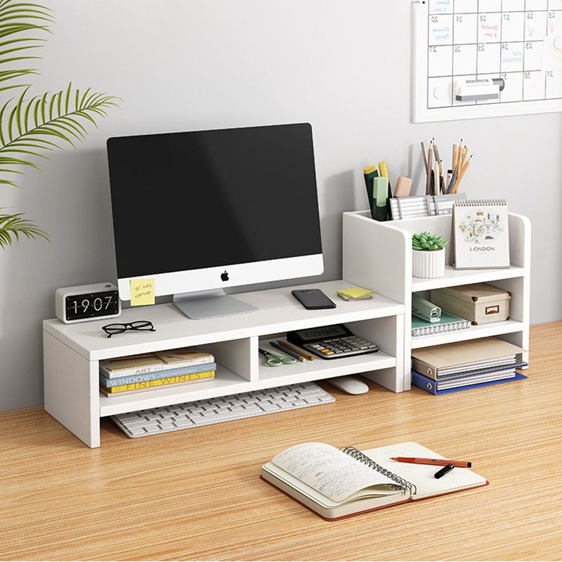 台式电脑增高架显示器屏幕抬高底座笔记本支架办公桌面置物架收纳