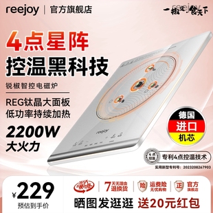 持续加热电磁灶恒温 锐椒电磁炉家用大功率超薄电磁炉控温2025新款