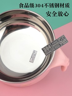 保温碗婴儿防摔宝宝 吃饭注水防烫辅食碗不锈钢儿童餐具套装