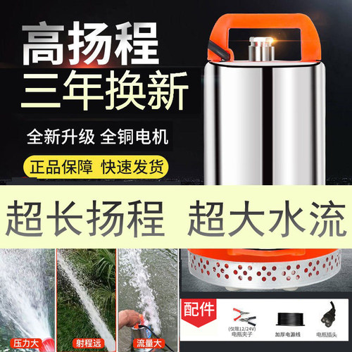 电瓶车电动车专用抽水泵