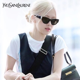猫眼太阳眼镜SL logo时尚 M94F 经典 圣罗兰YSL墨镜女朴彩英ROSE同款