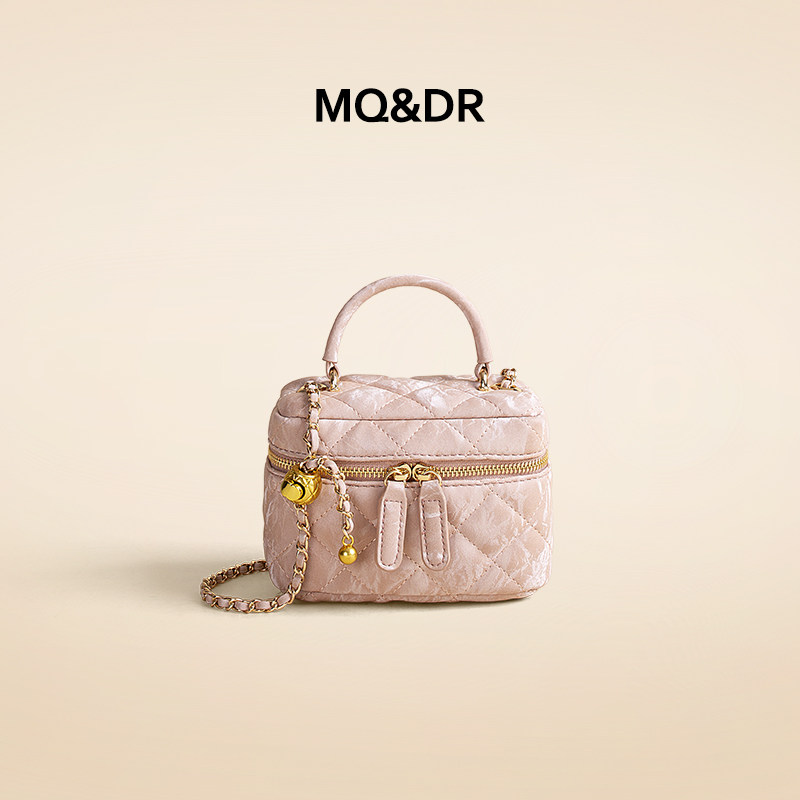 MQ&DR【春蕾茶庄】包包女新款菱格链条盒子包小方包通勤斜挎包,箱包皮具/热销女包/男包,小方包,淘宝优惠券,粉丝福利购,淘宝优惠卷