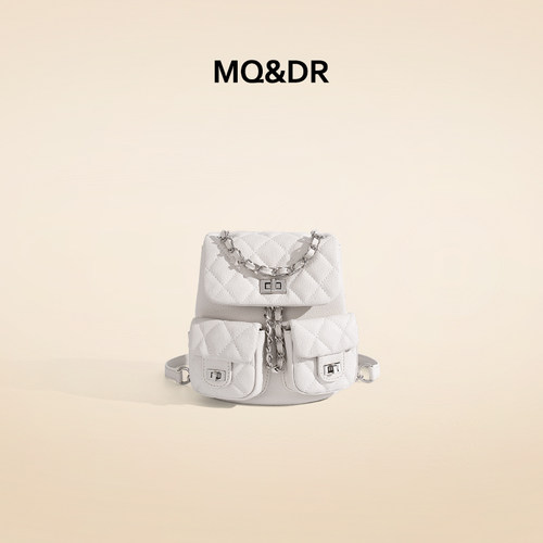 小众设计双肩背包MQ&DR真皮