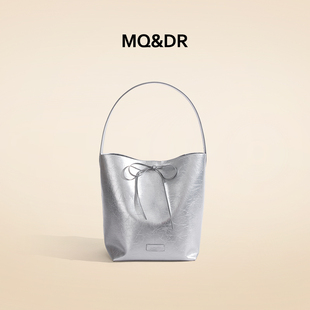 MQ&DR【北泽少女】原创设计水桶包大容量单肩大包真皮休闲托特包