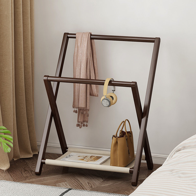 床头衣帽架落地小实木卧室晚上睡觉临时搭衣裤收纳北欧挂衣架家用,住宅家具,衣帽架,淘宝优惠券,粉丝福利购,淘宝优惠卷