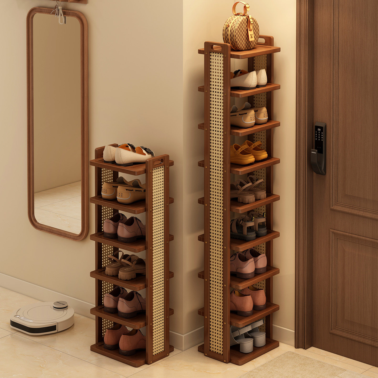 鞋架小窄门口简易鞋柜宿舍不占地方鞋子收纳架出租房好物2025新款,住宅家具,鞋架,淘宝优惠券,粉丝福利购,淘宝优惠卷