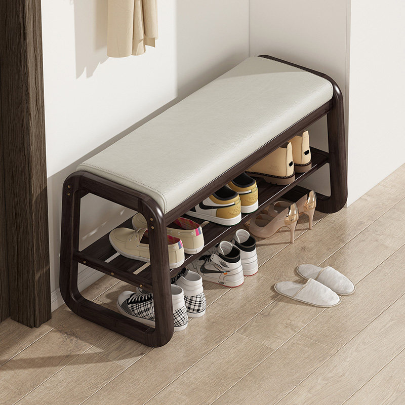 换鞋凳非实木家用入户穿鞋凳软包长条凳子鞋柜玄关鞋架进门口可坐