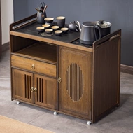 Bàn bên bàn cà phê di chuyển được bàn trà phòng khách hộ gia đình bàn trà nhỏ ấm đun nước tích hợp tủ trà 2024 xe đẩy trà mới bàn trà phòng khách